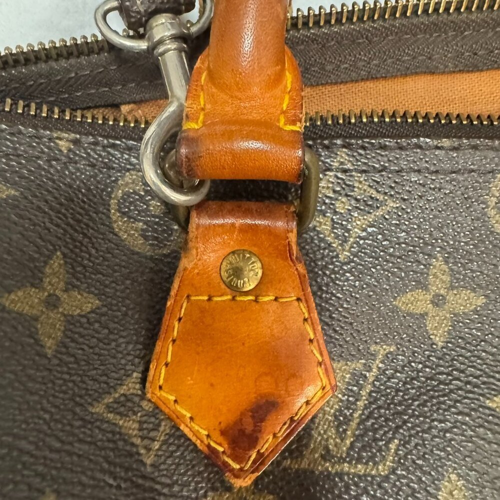 Louis Vuitton Monogram Speedy Bandoulière 25 Brown Canvas Satchel Bag - Picture 9 of 9